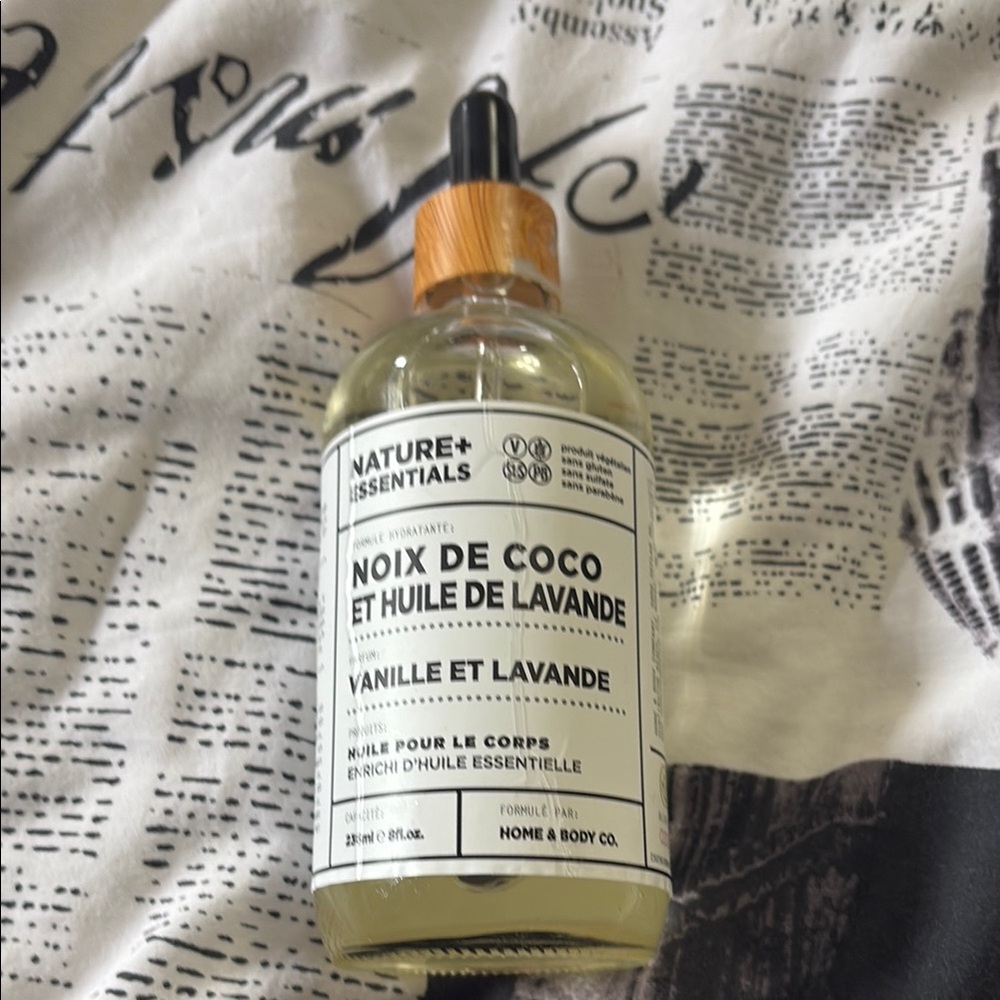 Essentials Coconut and Lavender Body Oil